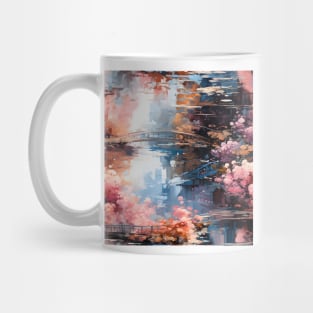 Monet Style Water Lilies 16 Mug